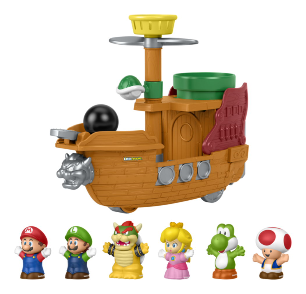 Little People Super Mario Bowser's Airship