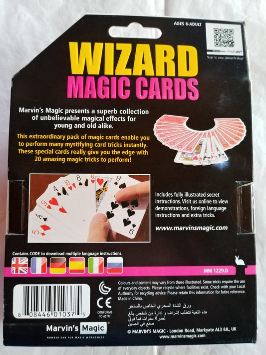 MARVIN'S MAGIC: WIZARD MAGIC CARDS