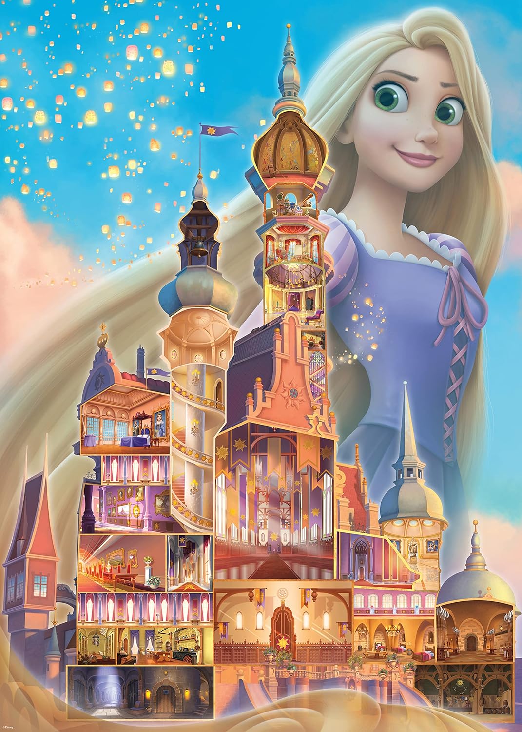 Disney Rapunzel Castle, 1000pc