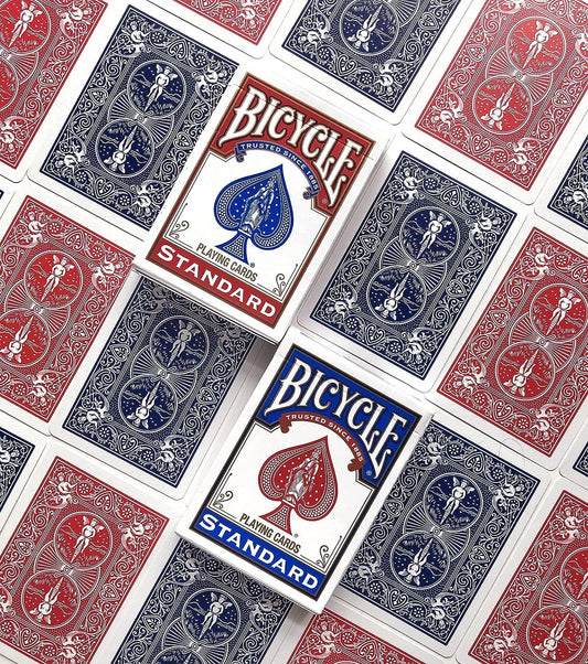 BICYCLE STANDARD 2-PACK RED AND BLUE PLAYING CARDS