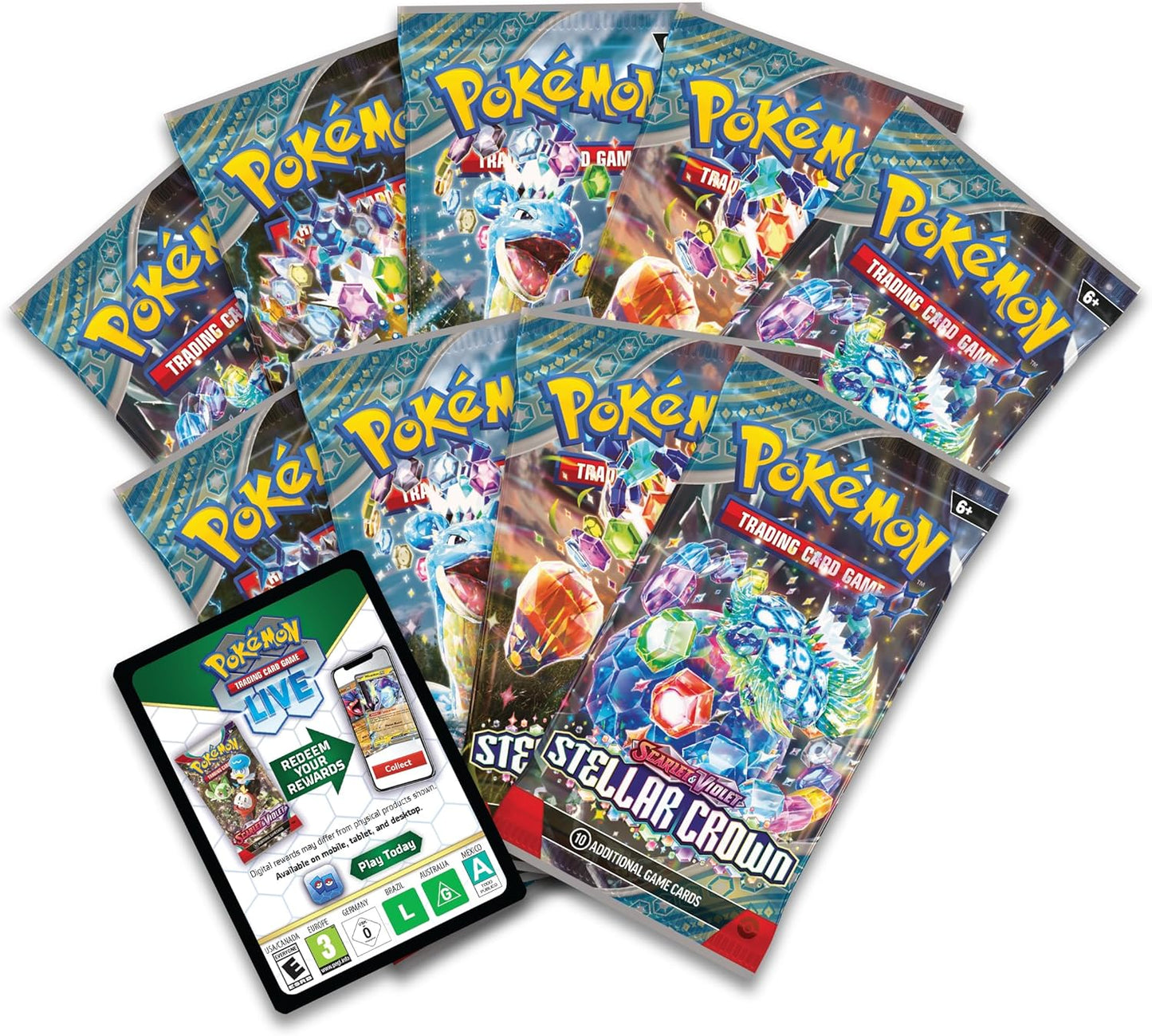 Pokemon TCG SV7 Elite Trainer Box Stellar Crown
