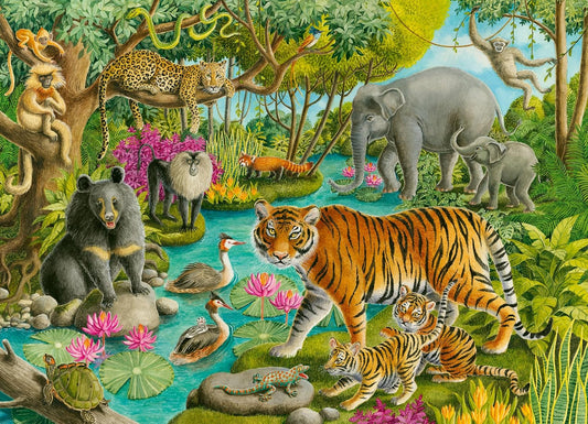 Ravensburger Animals of India 60 Piece Puzzle