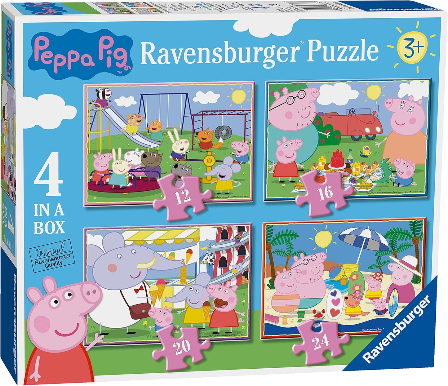 Ravensburger | Peppa Pig 4 in a Box Puzzle