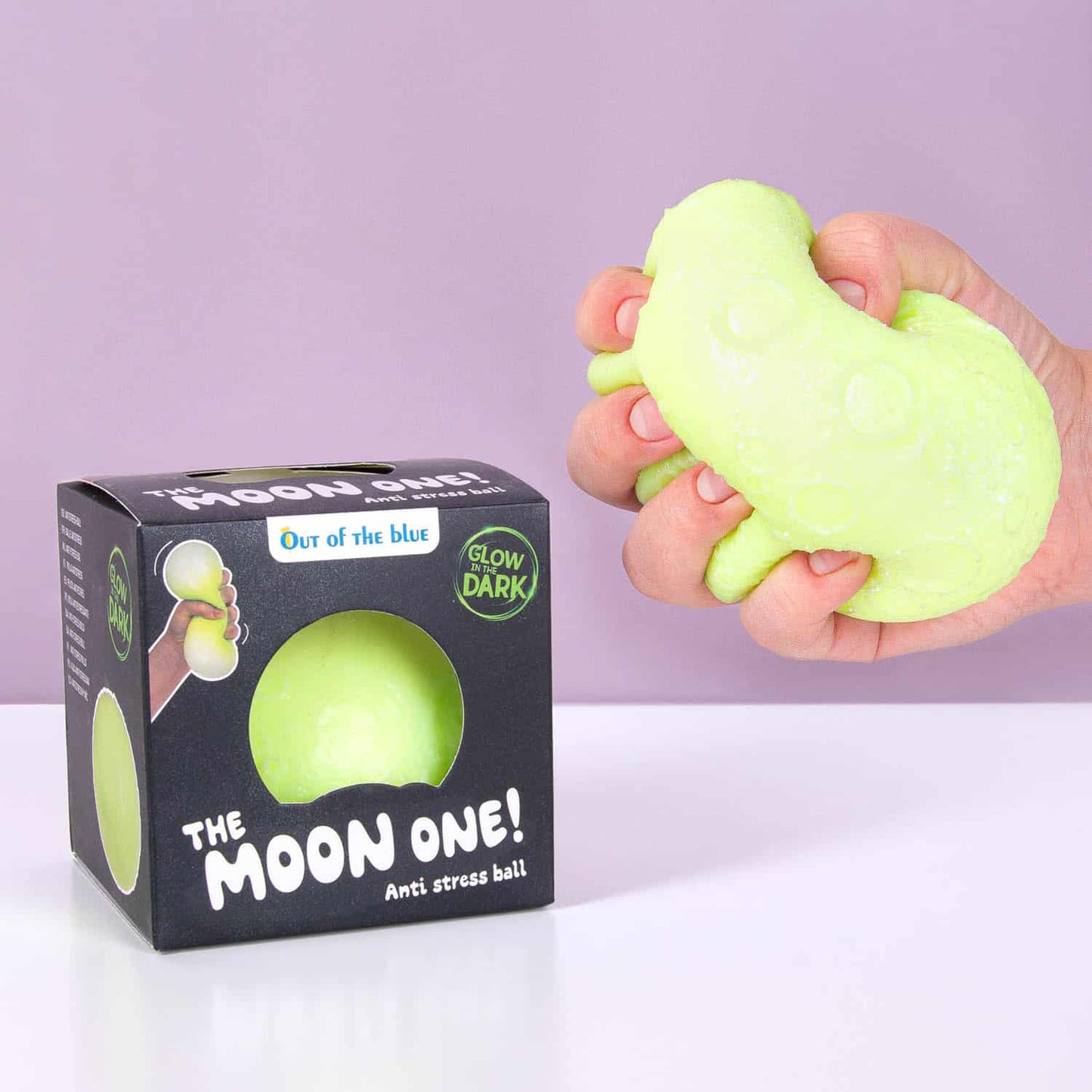 Moon Ball XL: Glow in the Dark Stress Ball