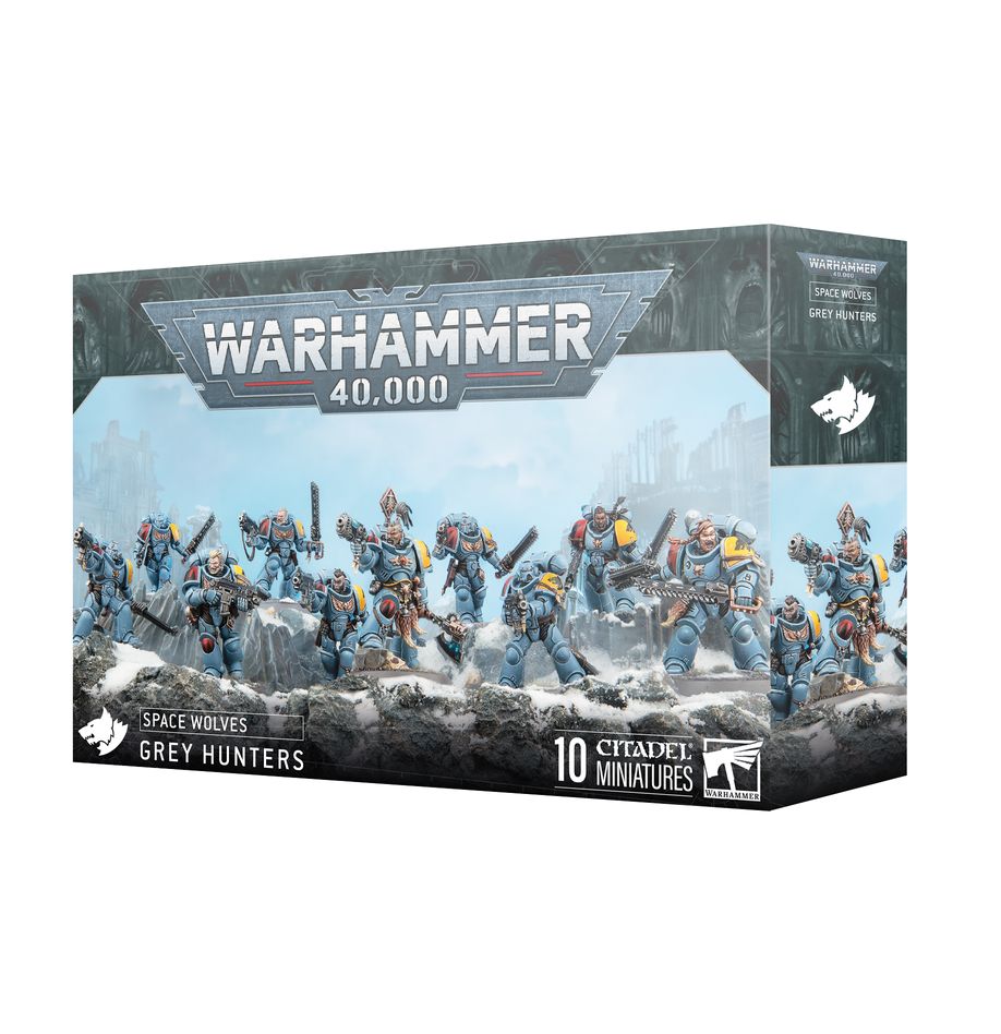 Warhammer 40,000 Space Wolves Grey Hunters miniatures