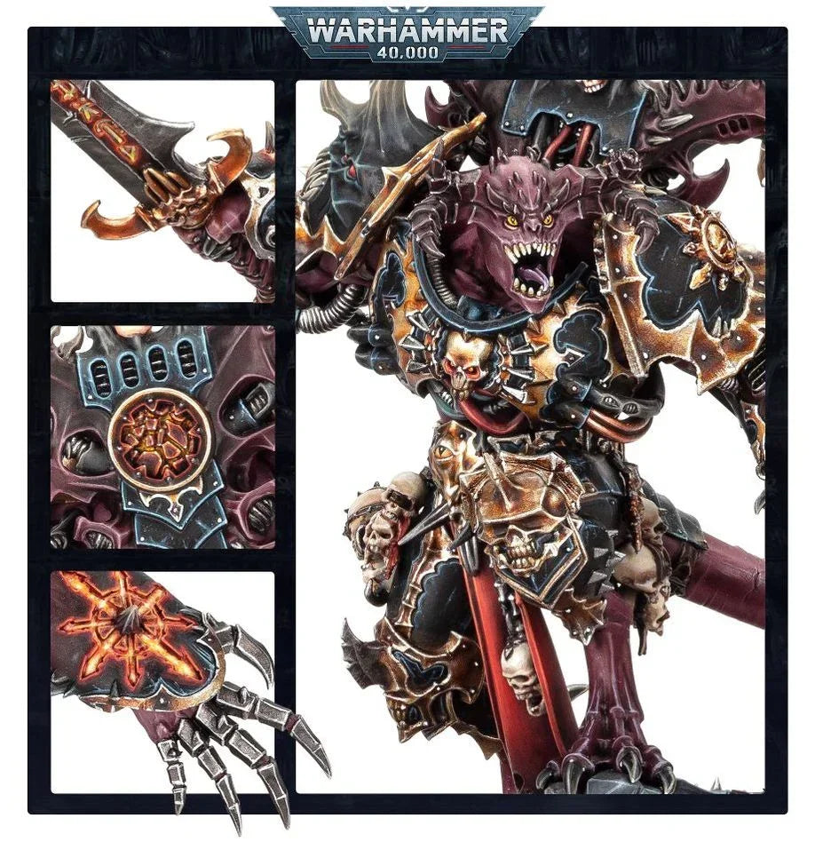 Daemon Prince painted model detail