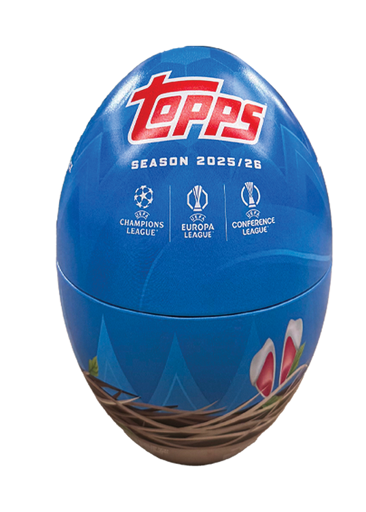 Topps UEFA Club Competitions 2025/26 Spring Tin blue