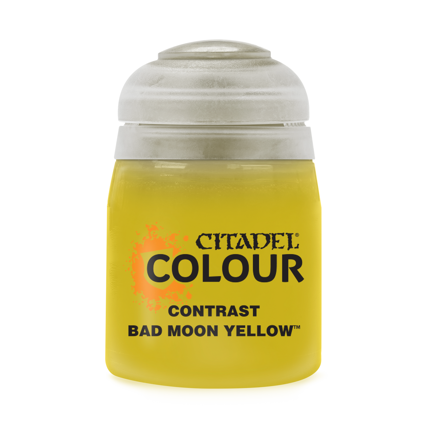 Citadel Contrast Bad Moon Yellow paint pot