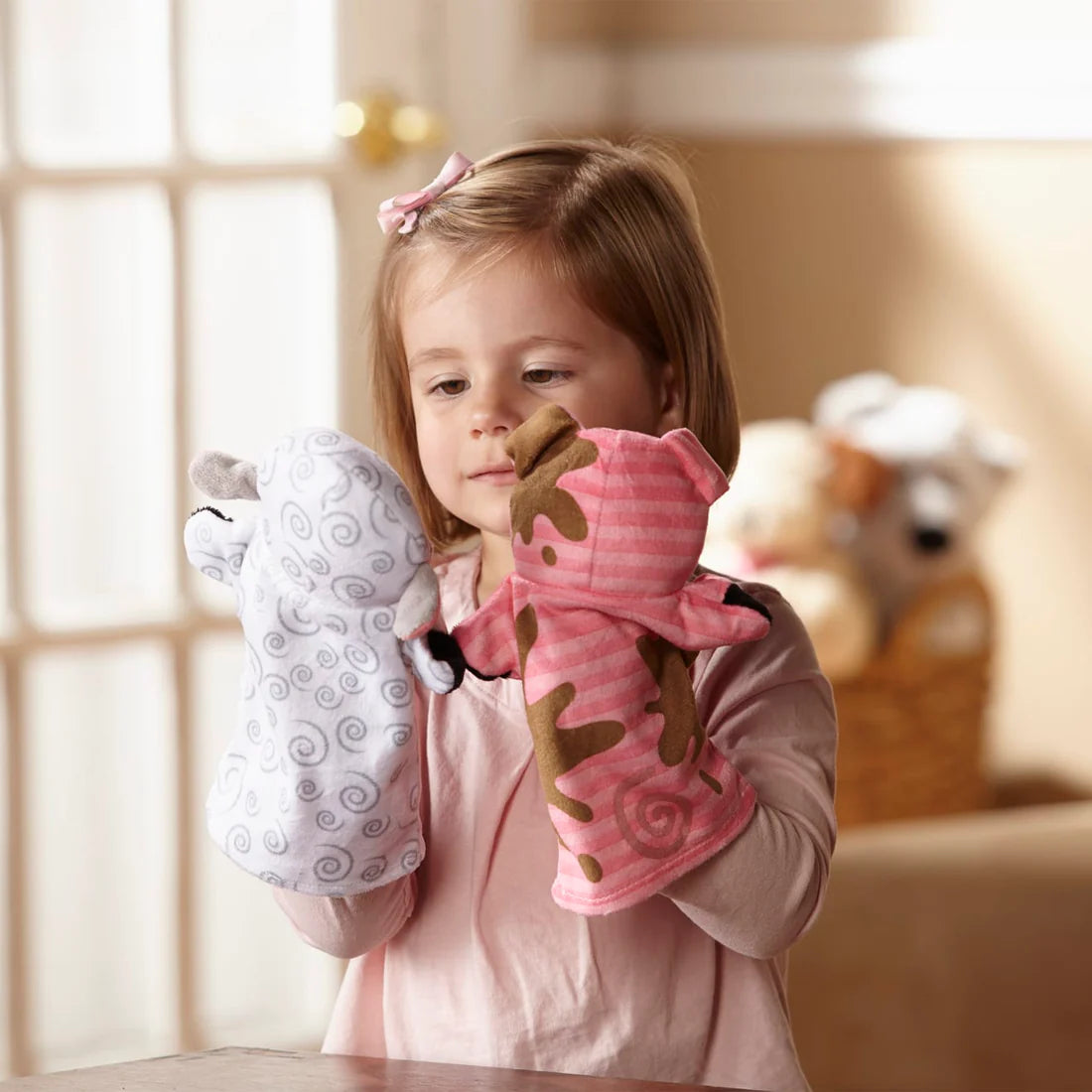 Melissa & Doug: Farm Friends Hand Puppets