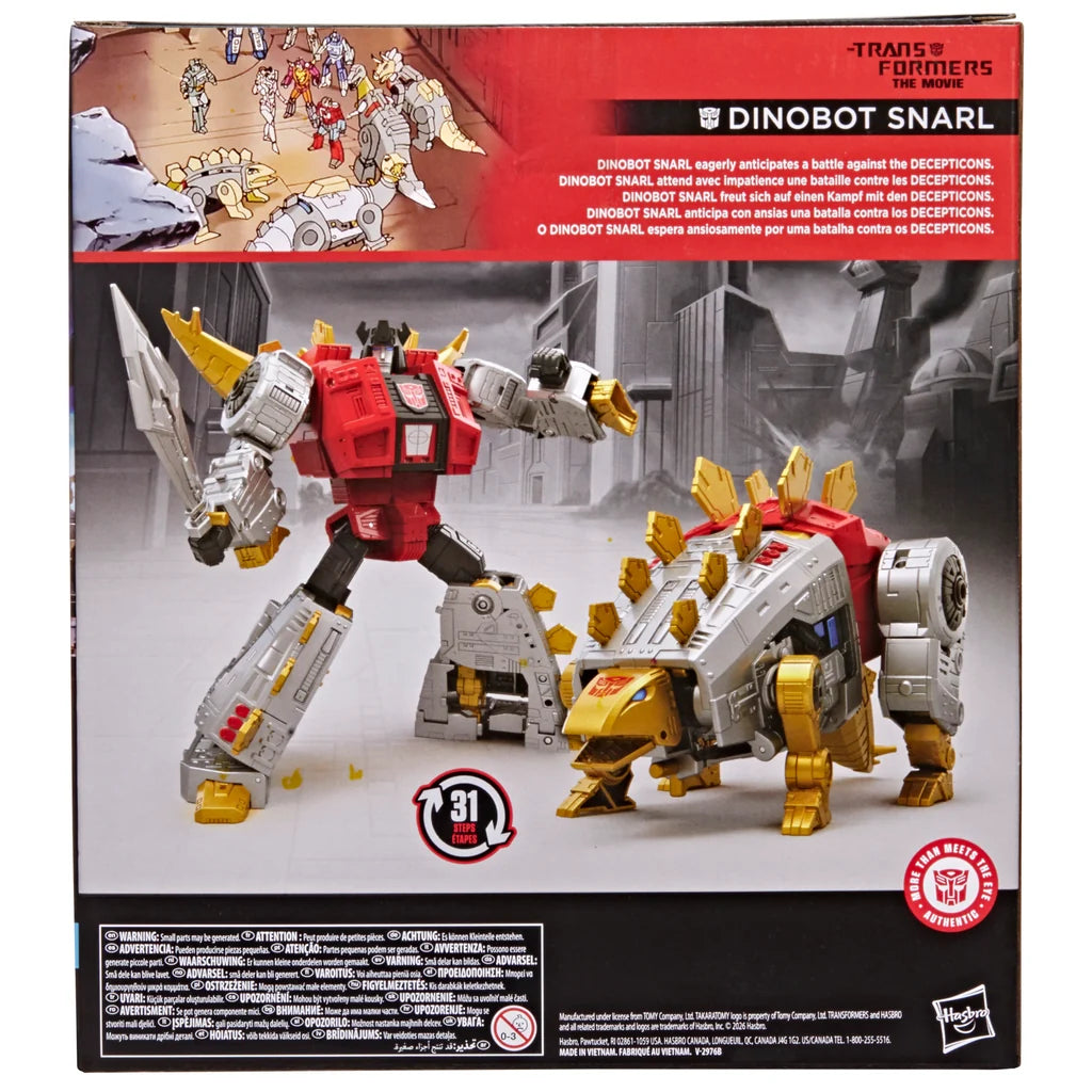 Transformers Generations The Movie: Dinobot Snarl - view 4