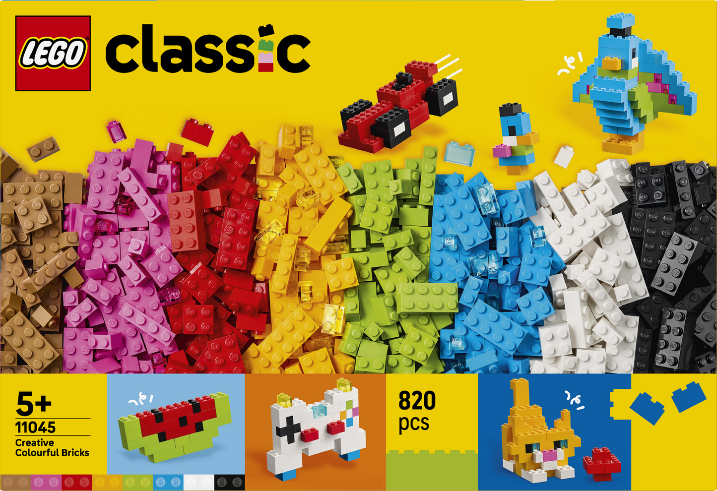 LEGO® | Classic: Creative Colorful Bricks (11045) - box back