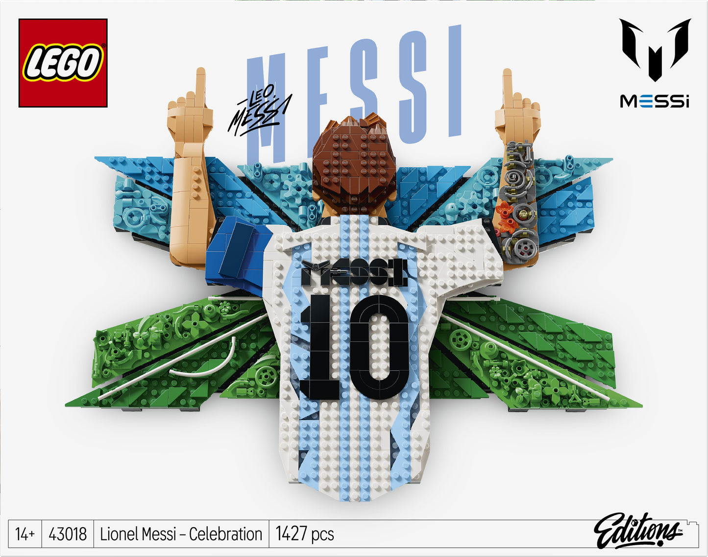 LEGO® | Editions: Lionel Messi: Celebration (43018) - box back