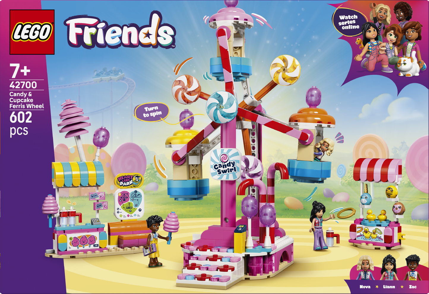 LEGO® | Friends: Candy & Cupcake Ferris Wheel (42700) - box back