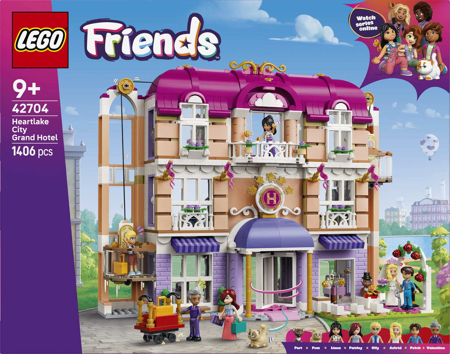 LEGO® | Friends: Heartlake City Grand Hotel (42704) - box back