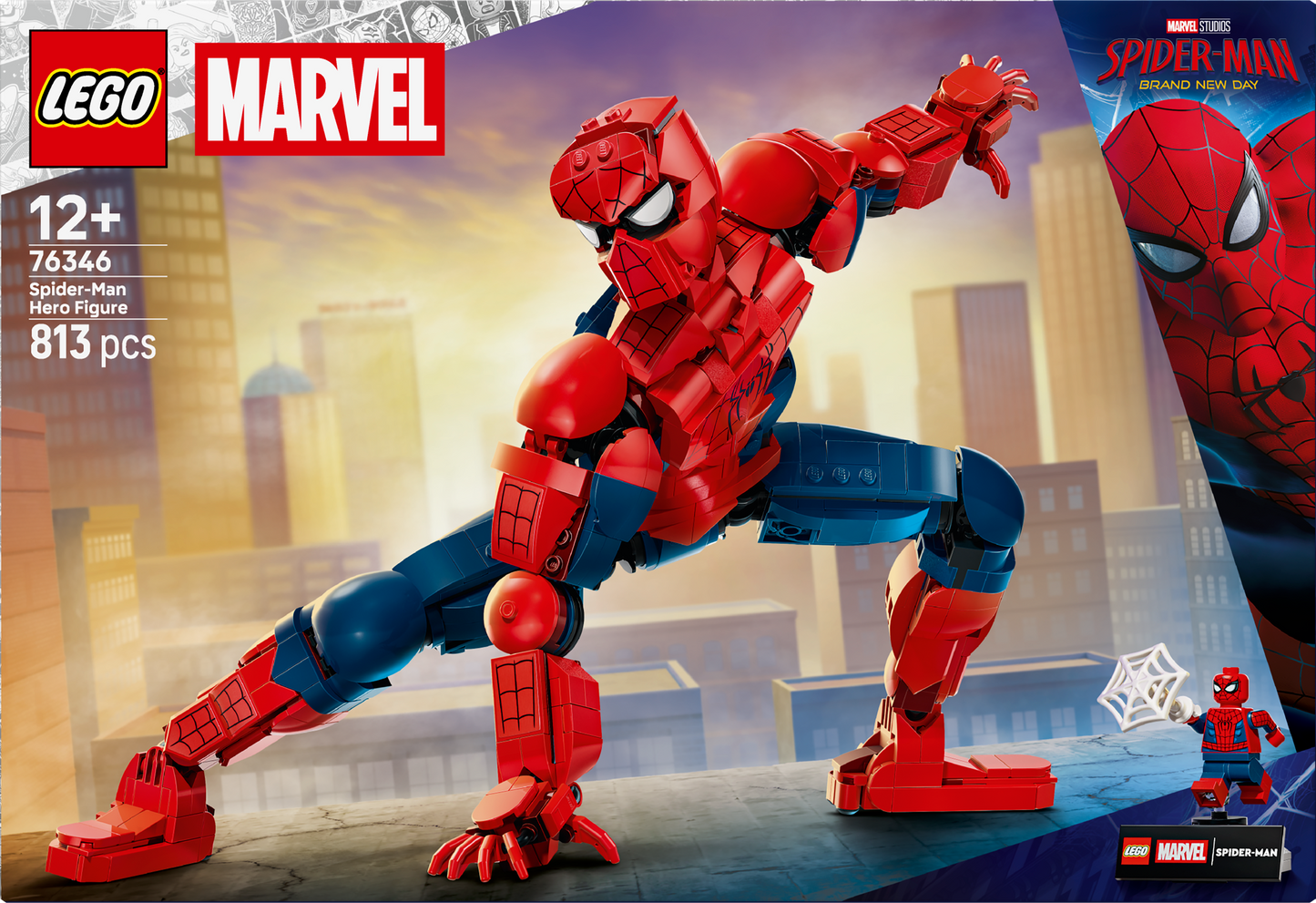 LEGO® | Marvel: Spider-Man Hero Figure (76346) - box back