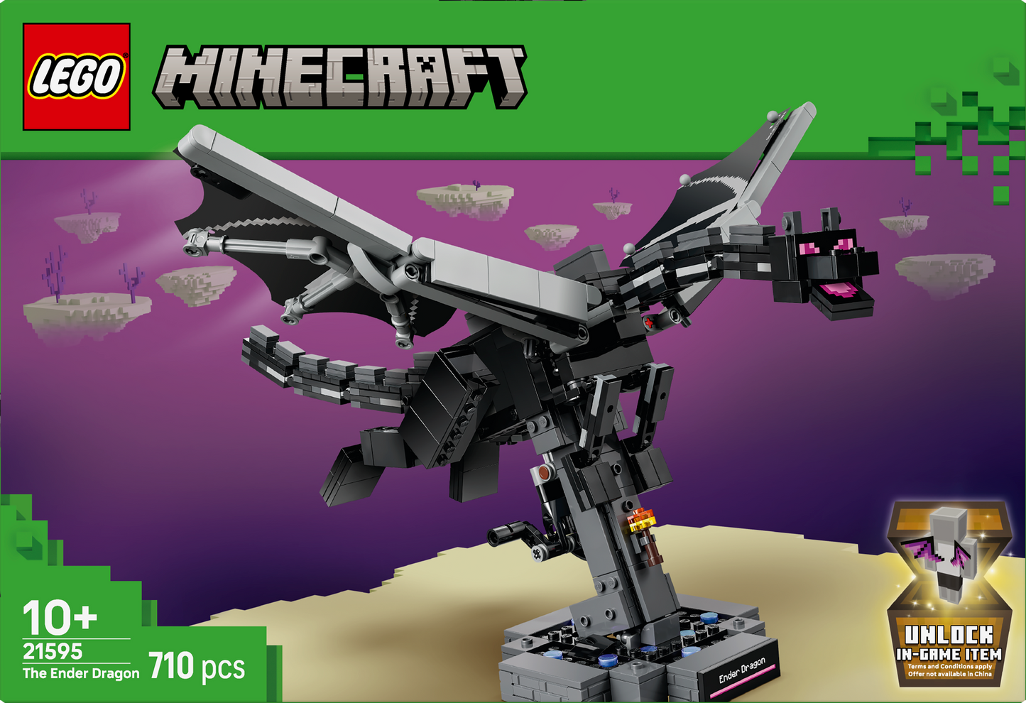 LEGO® | Minecraft: The Ender Dragon (21595) - box back