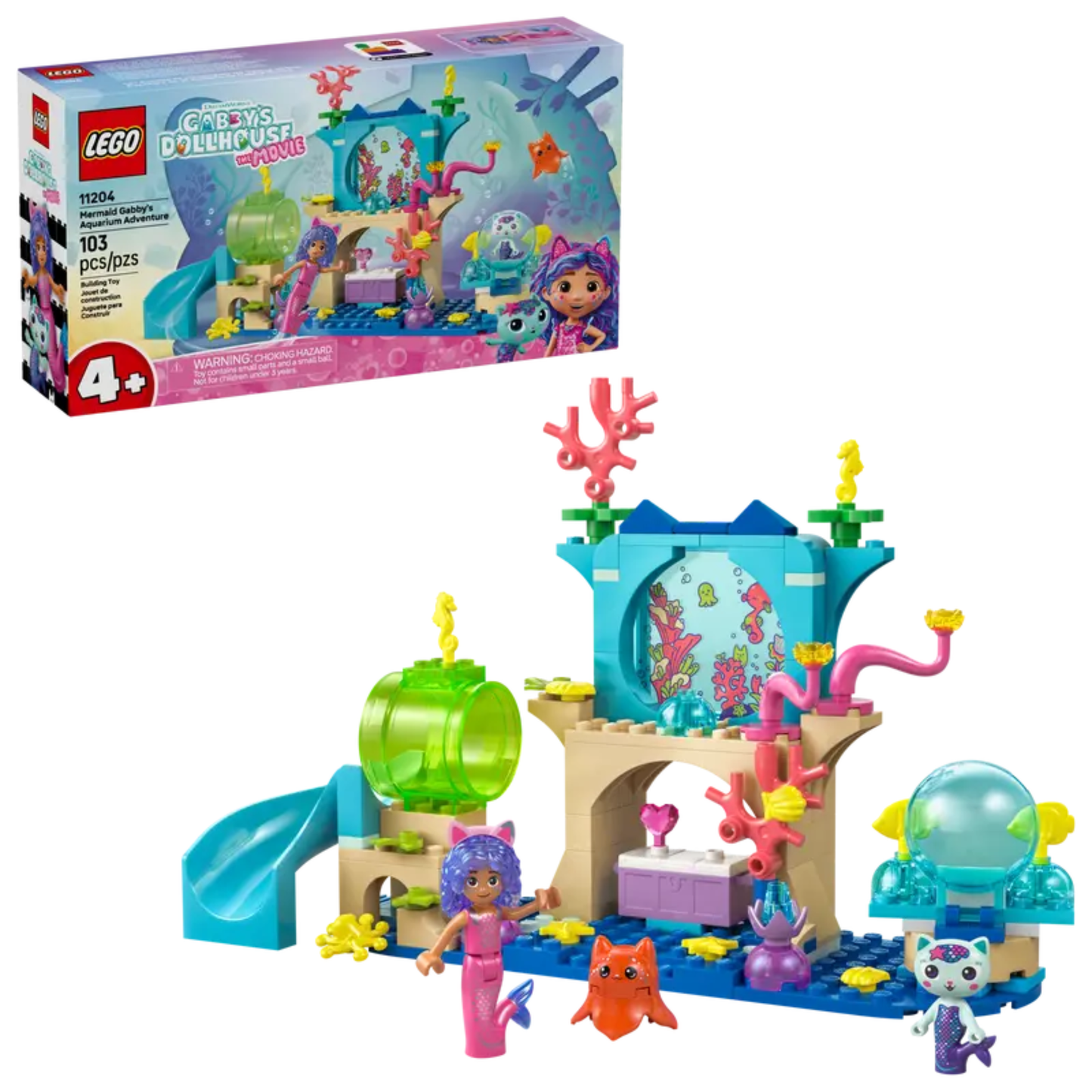 LEGO® | Gabby's Dollhouse: Mermaid Gabby's Aquarium Adventure (11204)