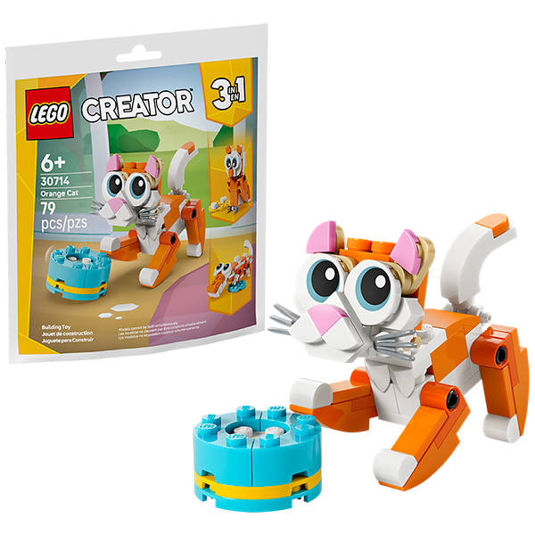 LEGO® | Creator 3-in-1: Orange Cat (30714) – VIJAY