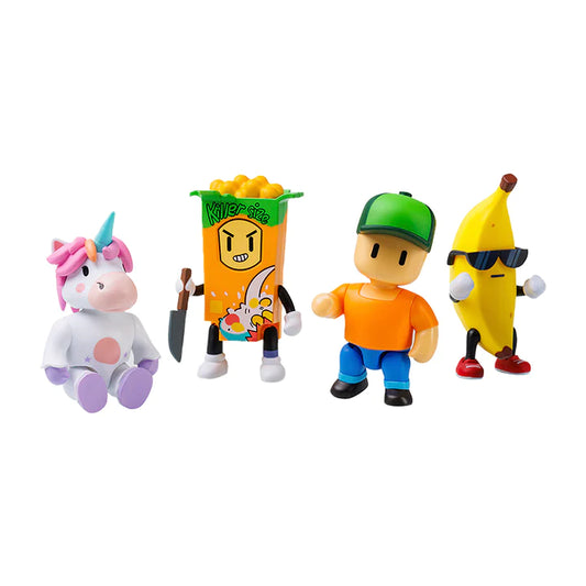 Stumble Guys 4.5" Action Figures 2PK - Mr Stumble & Sprinkle