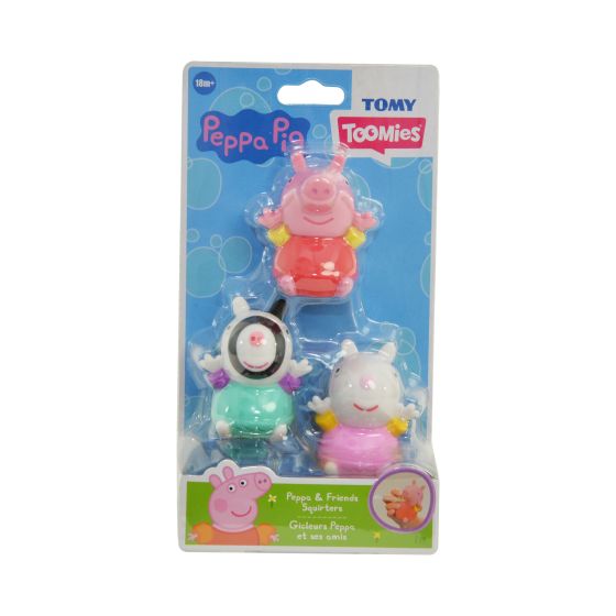 PEPPA & FRIENDS BATH SQUIRTERS TOOMIES