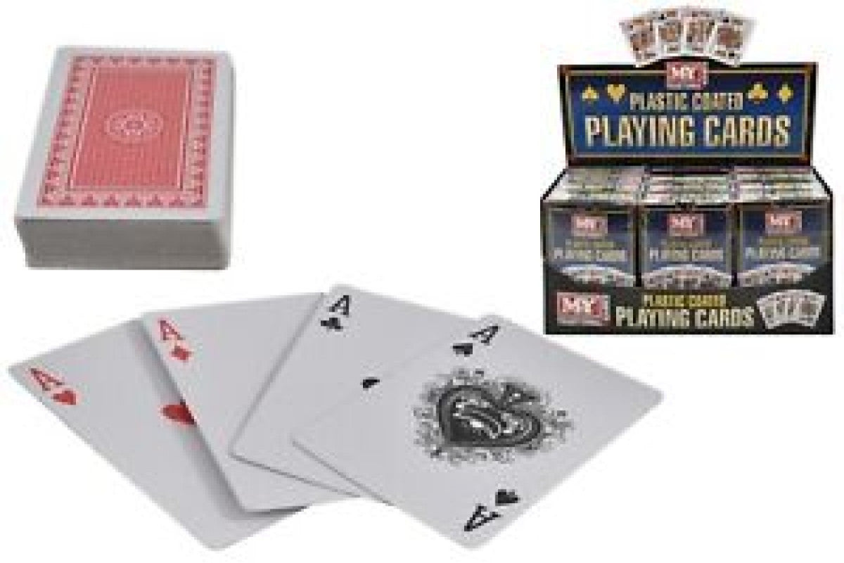 M.Y PREMIUM PLASTIC COATED PLAYING CARDS TY2375