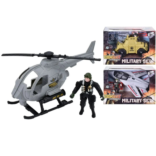 Combat Mission - Small Military Playset - illustration of available assortment styles; supplied unit follows the catalog product