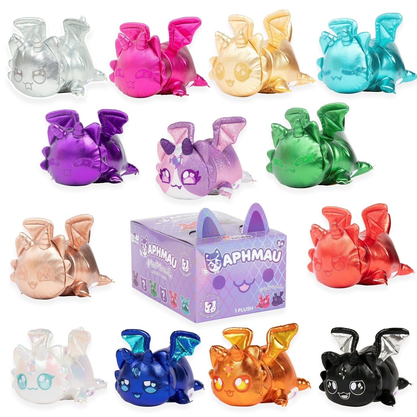 Aphmau 6 inch Mystery MeeMeow Dragon Plush assortment