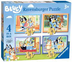 Bluey 4 in a Box Puzzle