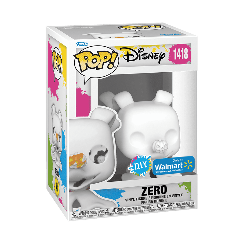 Funko POP! Disney The Nightmare Before Christmas Zero DIY 1418 box