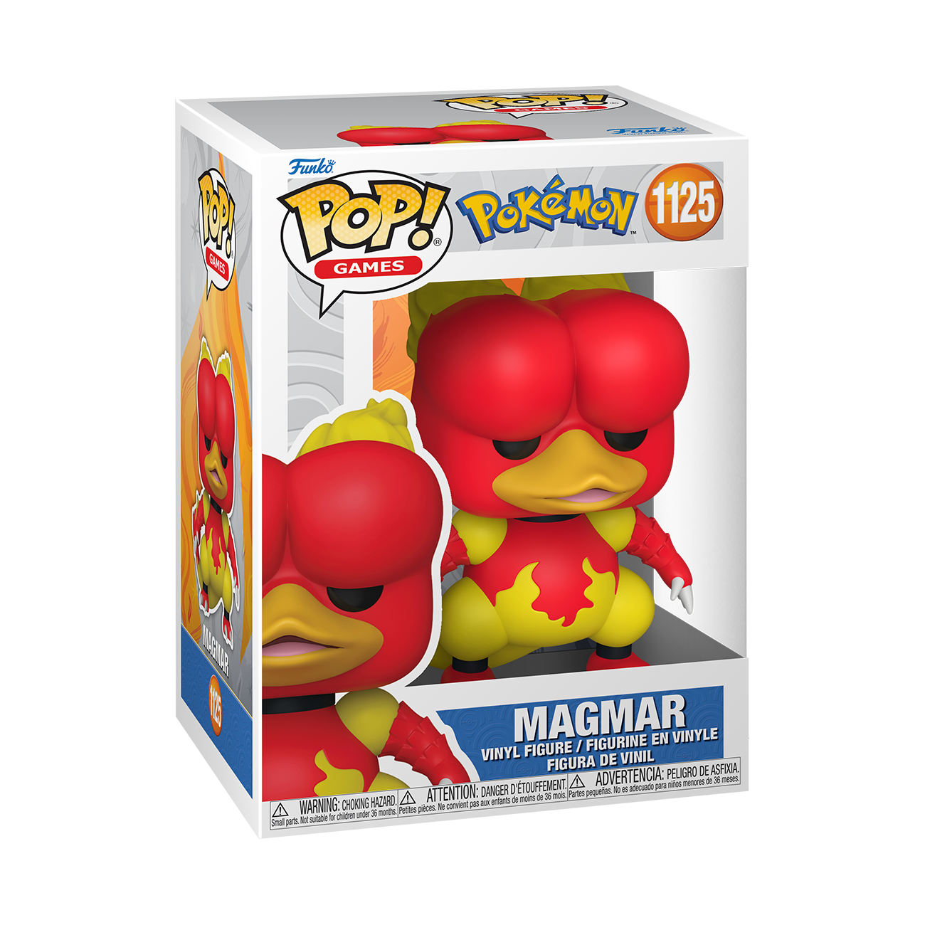 Funko POP! Games Pokémon Magmar 1125 box