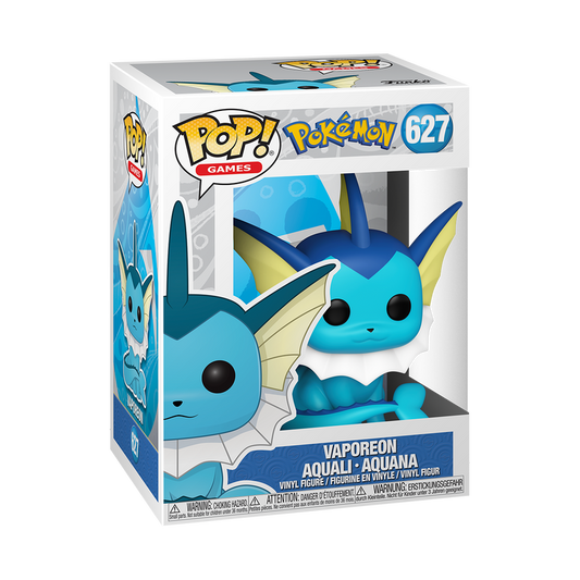 Funko POP! Games Pokémon Vaporeon 627 box