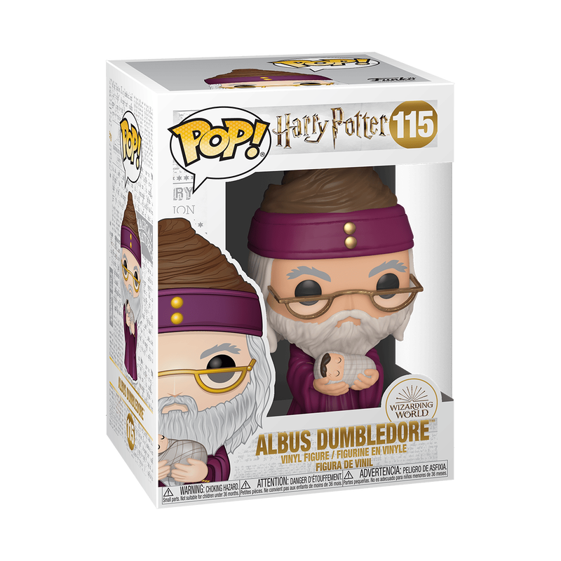 Funko Pop Harry Potter Albus Dumbledore with Baby Harry 115 box