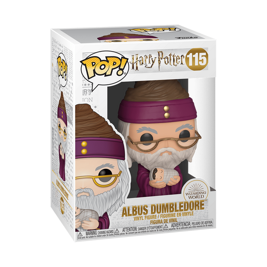 Funko Pop Harry Potter Albus Dumbledore with Baby Harry 115 box