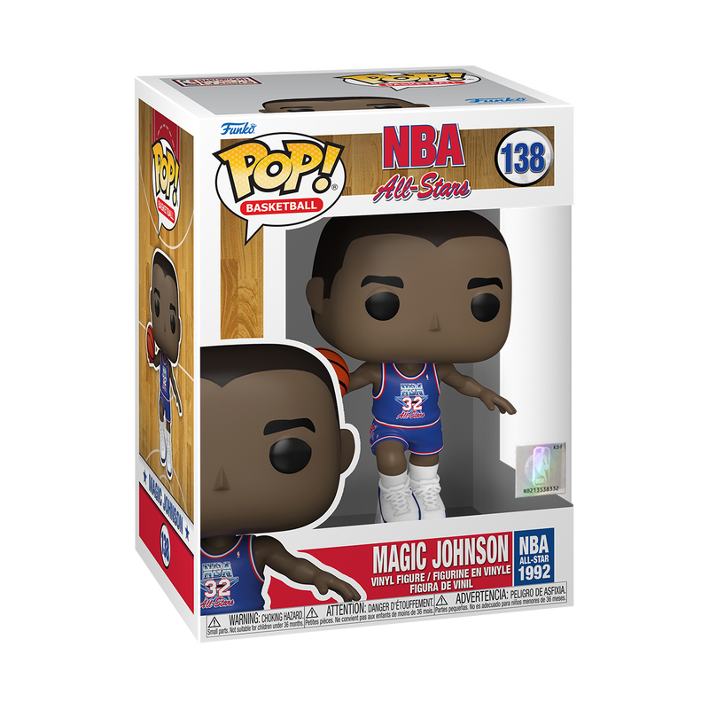 Funko Pop NBA Magic Johnson 1991 All-Star 138 box