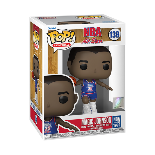 Funko Pop NBA Magic Johnson 1991 All-Star 138 box