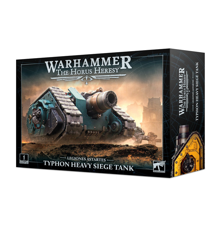 Warhammer The Horus Heresy Typhon Heavy Siege Tank box art