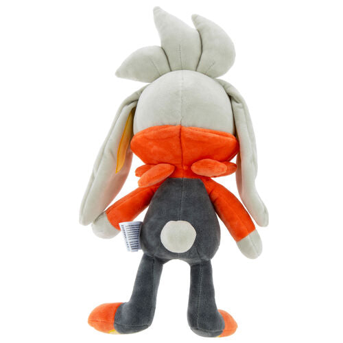 Pokemon Raboot plush toy rear view
