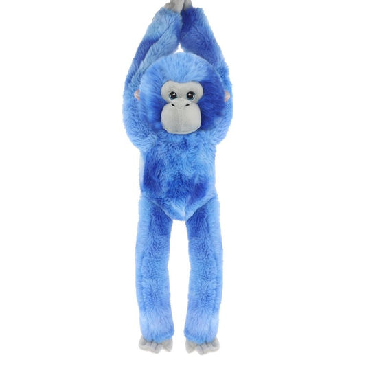 Keeleco Multicoloured Monkey 38cm blue soft toy