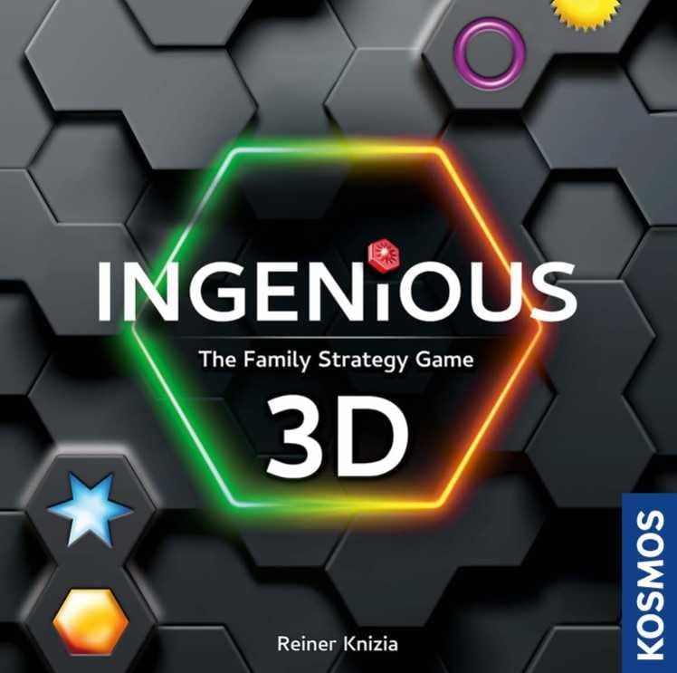 Ingenious 3D game box front artwork