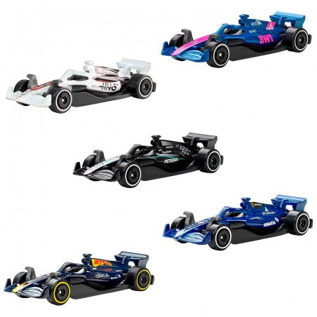 Hot Wheels Formula 1 Basic Car 5-Pack - product view 2
