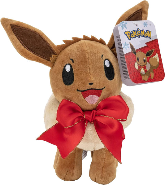Pokemon Holiday Eevee with Bow plush with tag