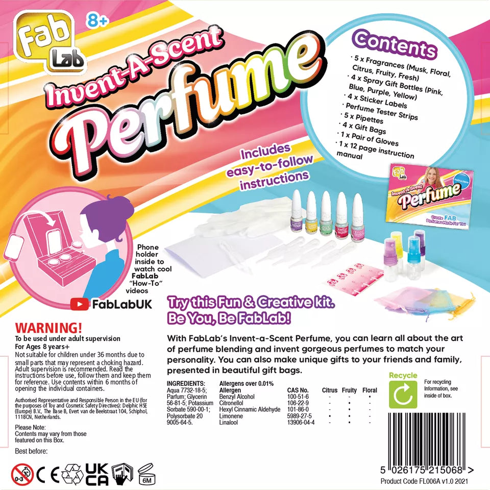FabLab: Invent a Scent Perfume