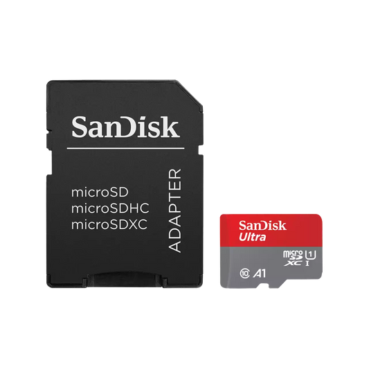 SanDisk Ultra 128GB microSDXC card with SD adapter