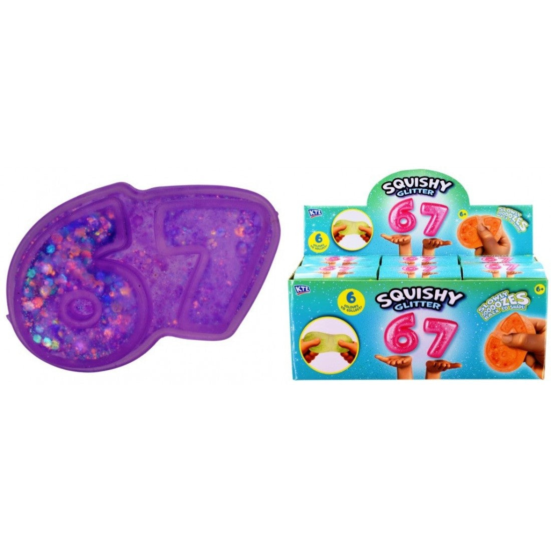 Six-Seven Maltose Glitter Squishy in Box
