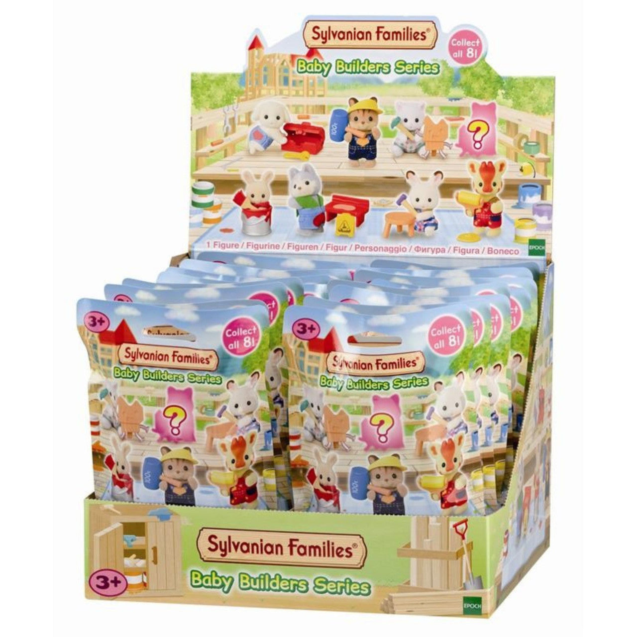 Sylvanian Families Baby Builders Series blind bag packaging