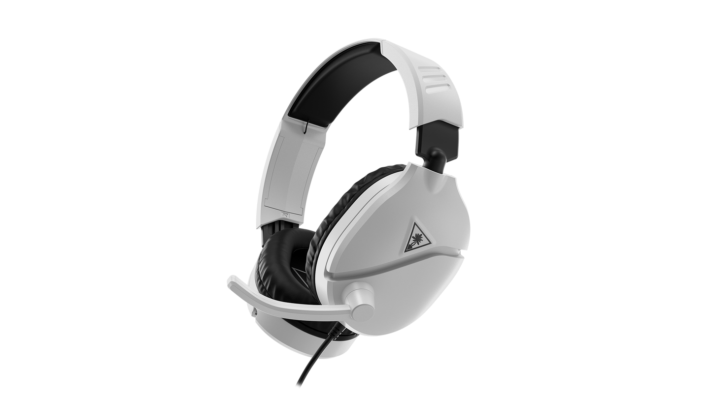 Turtle Beach Recon 70 White wired gaming headset detail view