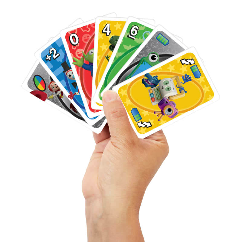 UNO Toy Story 5 card fan