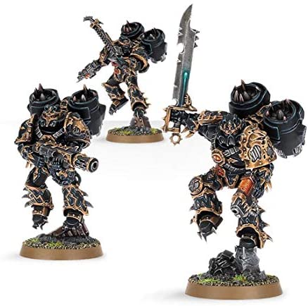 Warhammer 40,000 Chaos Space Marines Raptors alternate miniature view
