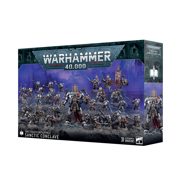 Warhammer 40,000 Grey Knights Sanctic Conclave miniatures