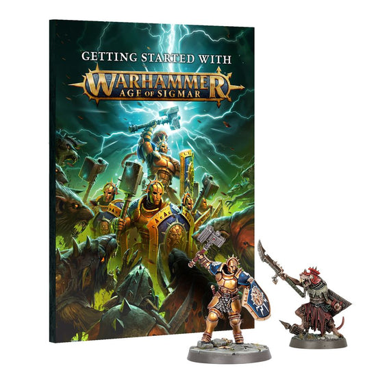 Getting Started with Warhammer Age of Sigmar miniatures contents